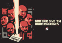 God Said Give Em Drum Machines art by Bruno Morphet