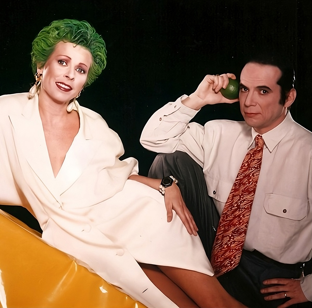 Publicity photo of Denyse Lepage and Nini Nobless of Lime c. 1985.