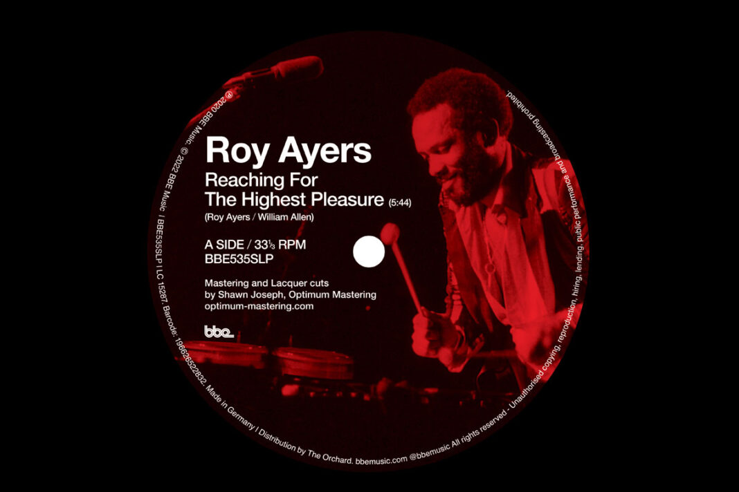 Roy Ayers Reaching For the Highest Pleasure album art